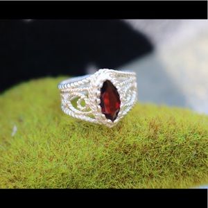 Sterling silver ring.